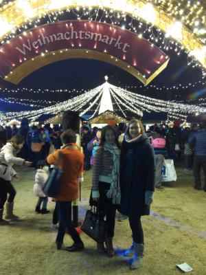 Auf dem Weihnachtsmarkt mit Andra